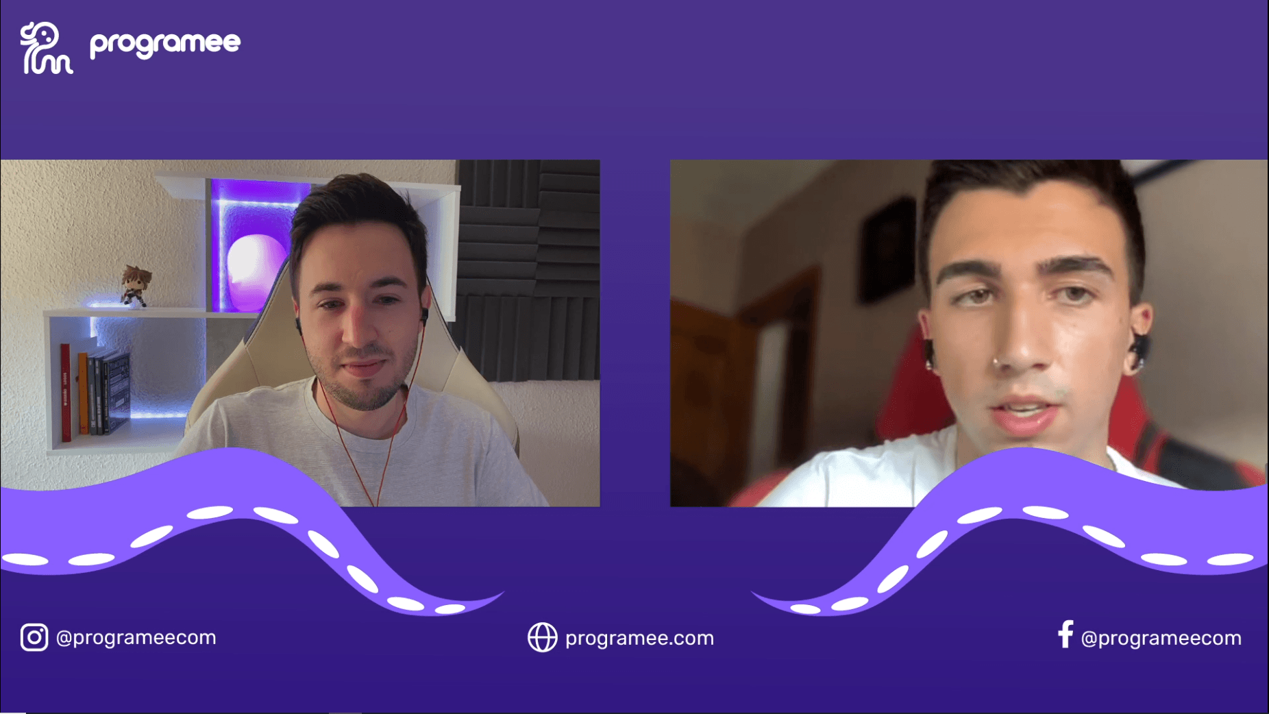david navarro y daniel martín charlando sobre los estudios de SMR y DAM.